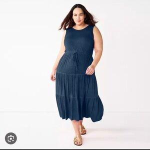 Sonoma Goods for Life Maxi Tank Dress Size 1X